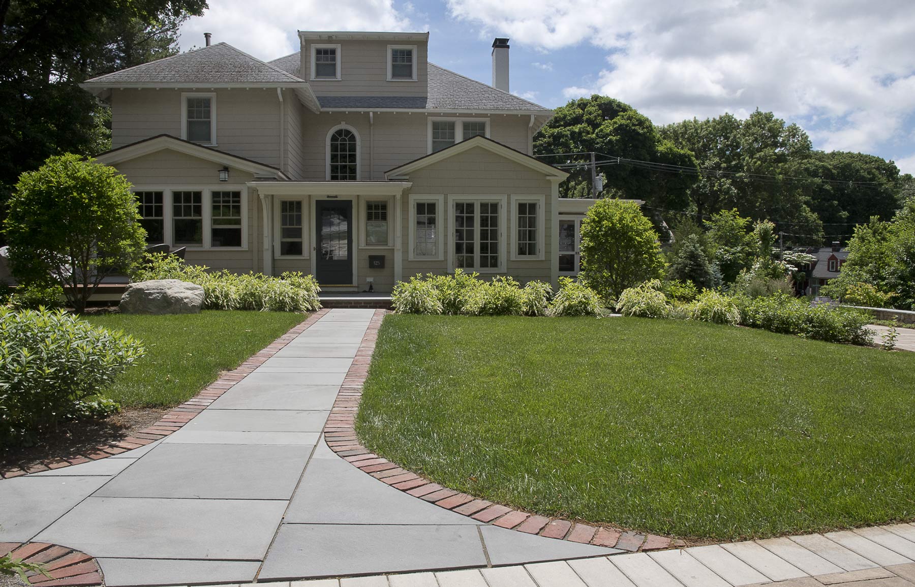 Bluestone walkway